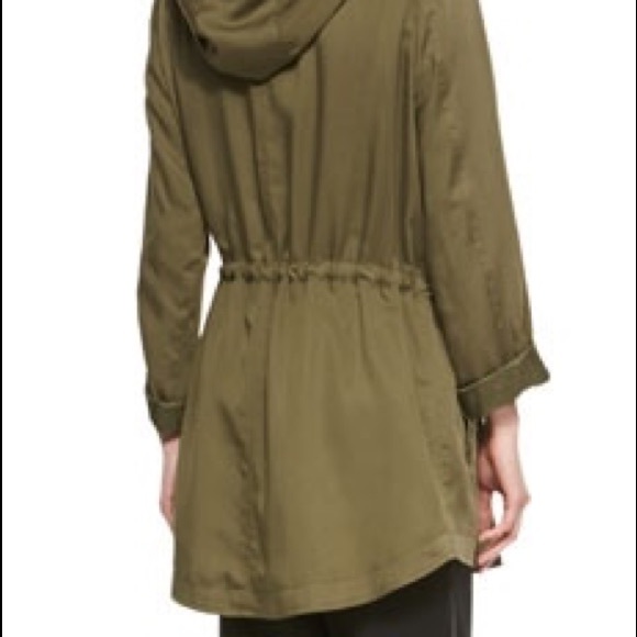Eileen Fisher Polished Tencel Hooded Anorak Jacket - Picture 10 of 12